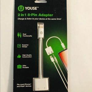 iPhone 2 in 1 adapter piece